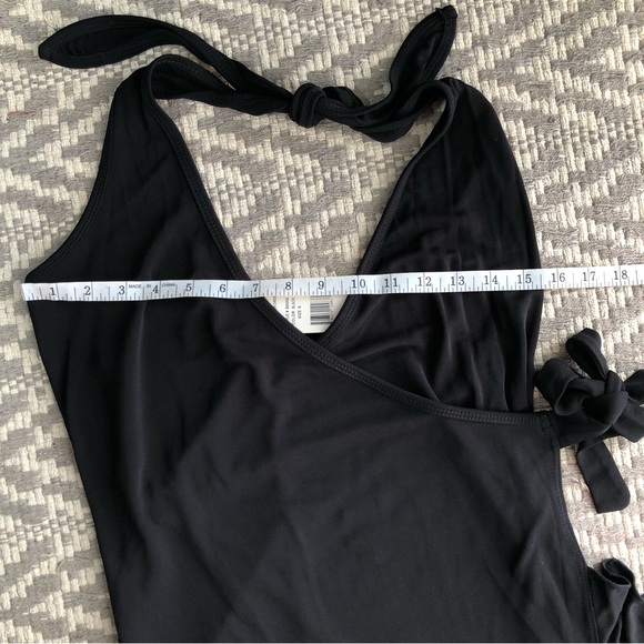 Belly Basics salsa halter wrap maternity dress size small - Picture 5 of 10